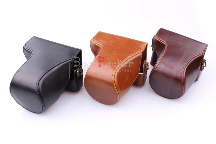 Винтажная сумка для камеры из искусственной кожи чехол цифровой Panasonic Canon M10 с