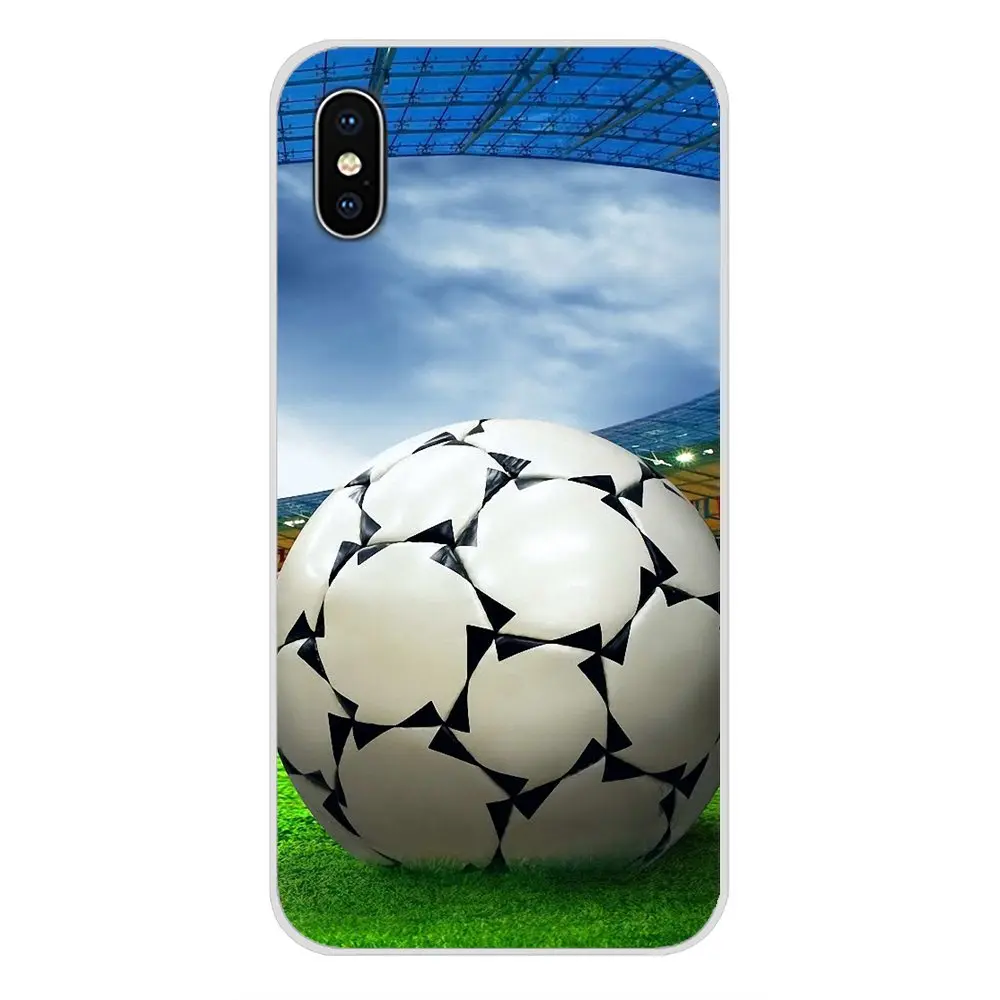 Fire Football Soccer Ball Accessories Phone Cases Covers For Motorola Moto X4 E4 E5 G5 G5S G6 Z Z2 Z3 G G2 G3 C Play Plus | Мобильные