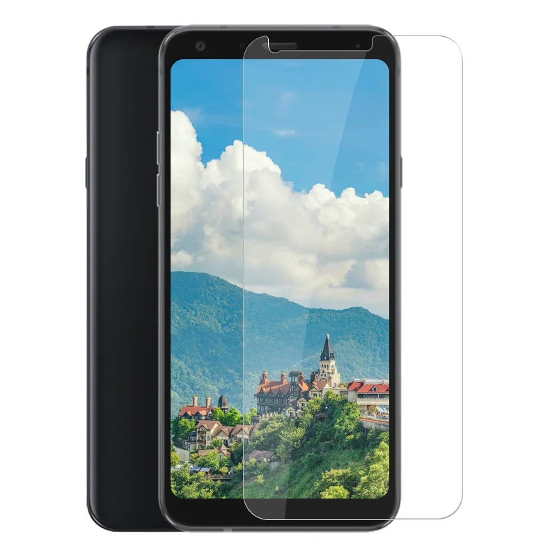 Защитная пленка для экрана LG Q7 из закаленного стекла с противоскользящим