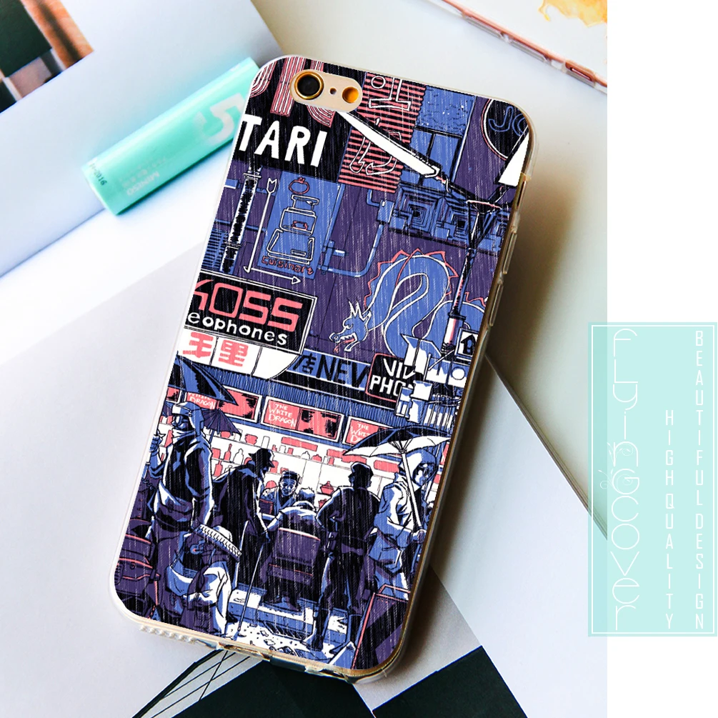 Coque Blade Runner Poster прозрачные мягкие силиконовые чехлы для телефонов iPhone XS Max XR X 7 8 6 S