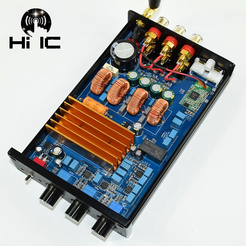 TPA3255 2,1 канальный 300 Вт+ 150 Вт* 2 Bluetooth HIFI цифровой усилитель мощности аудио усилитель класса D стерео DC 30 V-48 V