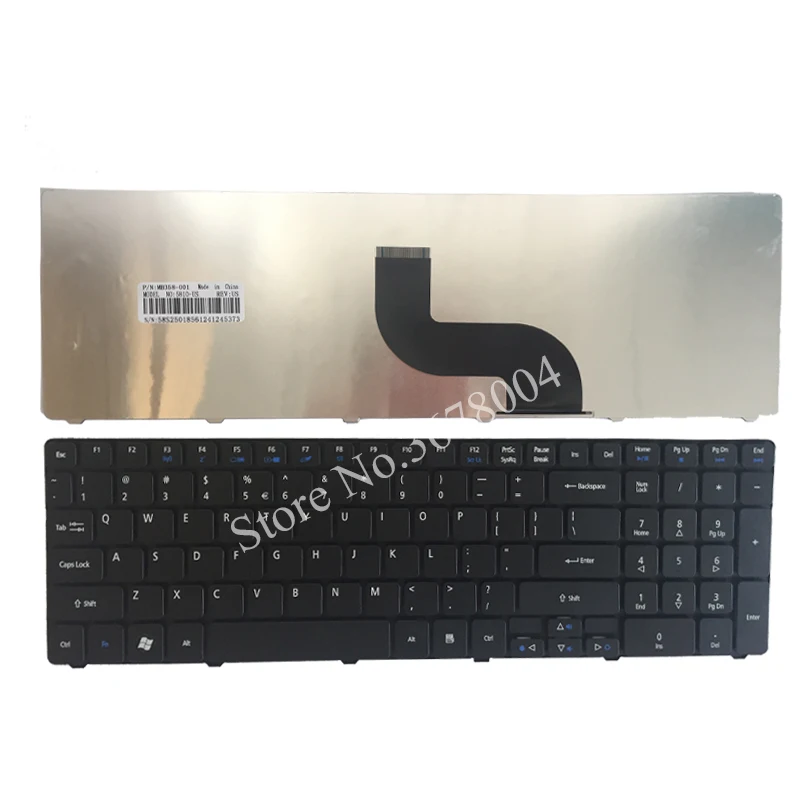 

NEW for ACER Aspire US Keyboard PK130C94A00 V104730DS3 PK130C91100 V104702AS3 MS2286 MS2278 MS2261 Englsih laptop keyboard black