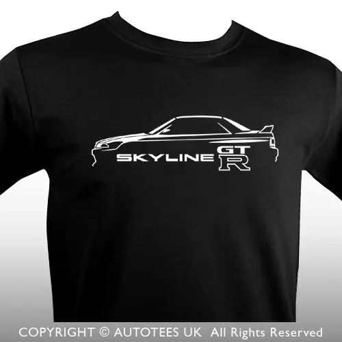 

Лидер продаж 2019, модная классическая женская футболка GTR R32