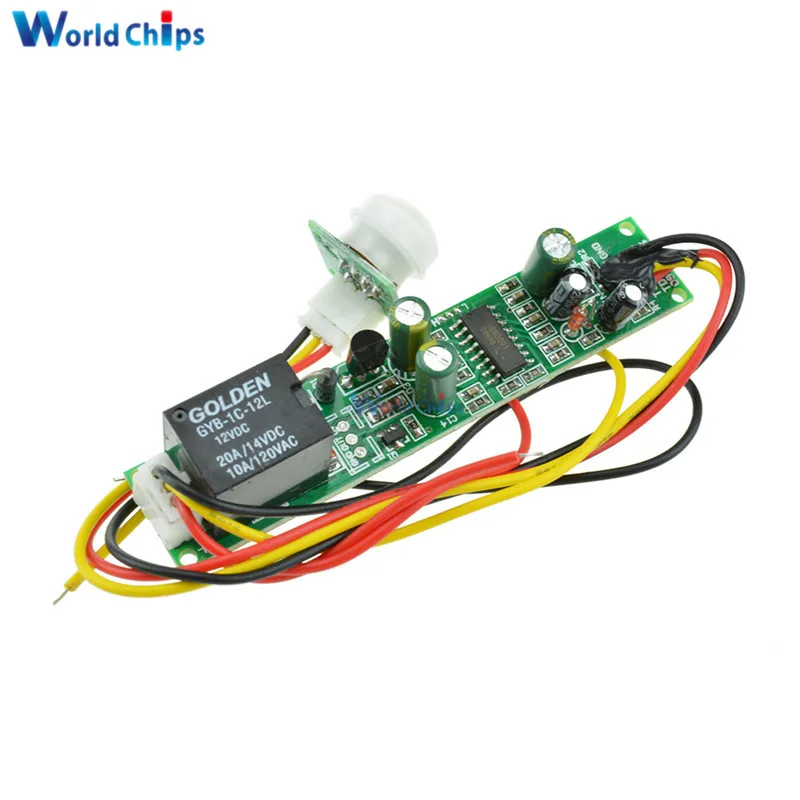 

DC 12V 5A IR Pyroelectric Infrared PIR Motion Sensor Detector Body Infrared Module For Electrical Automatic Control Module
