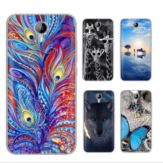 Для Fundas HOMTOM HT3 силиконовый чехол цветной рисунок мультяшный мягкий tpu для Pro