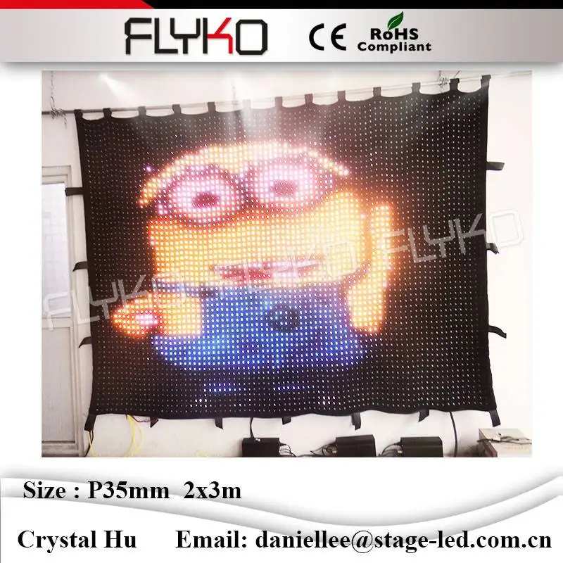 Led видео занавес играть Прекрасный озорной мультфильм и полный Сексуальные