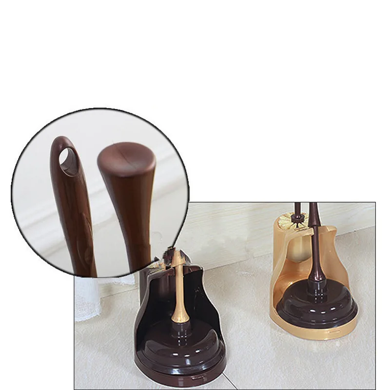 Plastic Manual Drain Plunger Strong Washer Toilet Tool With Toilet Brush Set Handle Kitchen Toilets Bathroom Cleaning Tool