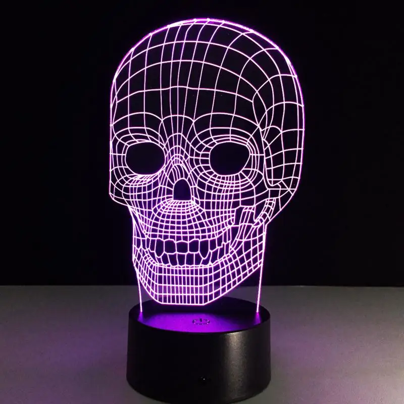3D лампа видимого света эффект сенсорный выключатель и Дистанционное управление