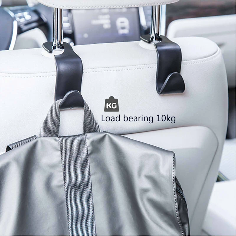 1 шт. автомобильный пластиковый крючок на спинку сиденья держатель для сумки