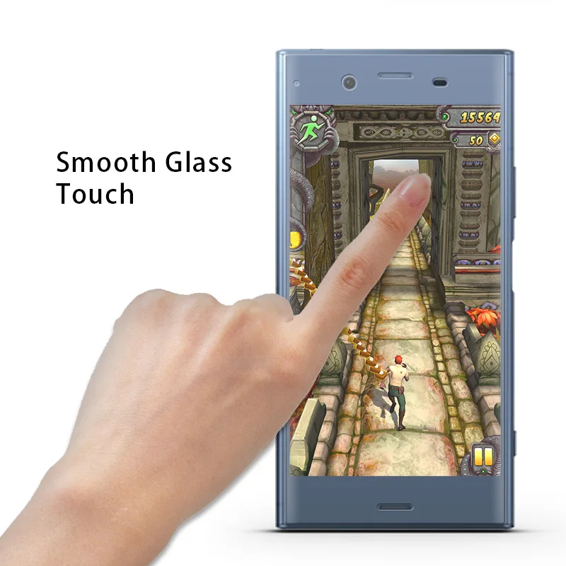 Vrurc Экран протектор для sony Xperia XZ1 G834 3D Edge Full Cover закаленное Стекло защитная