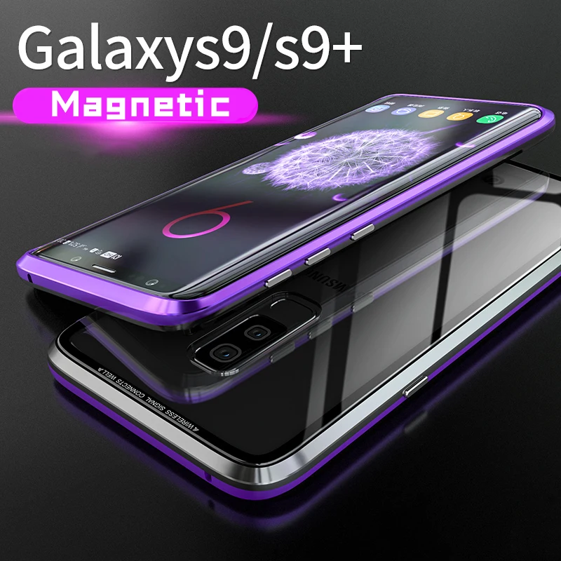 Оригинальный Совершенно новый чехол на магните для samsung Galaxy S9 плюс Алюминий