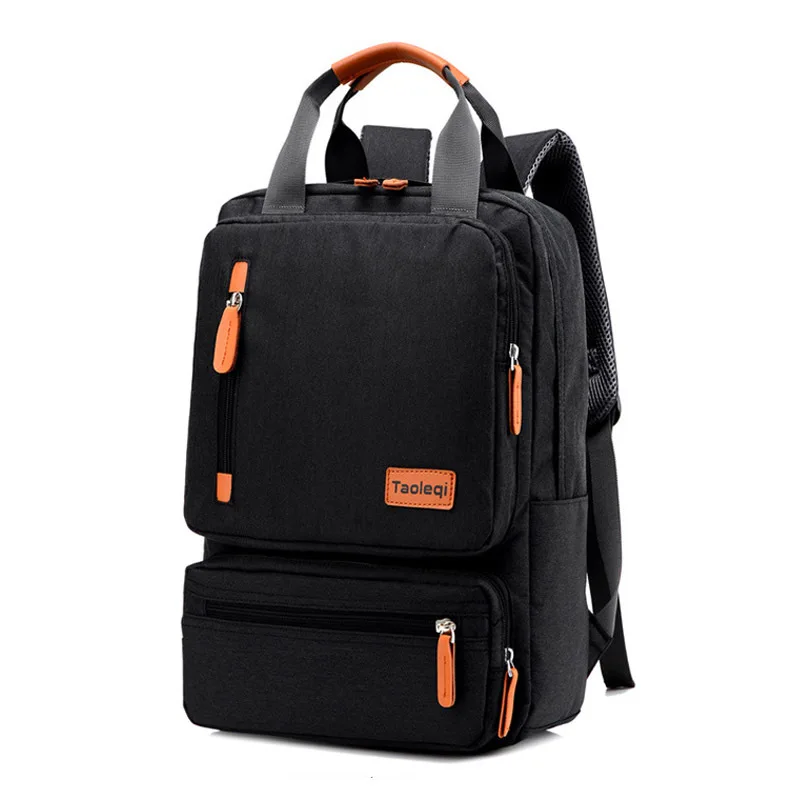 

2021 New Arrival Casual Solid Color Man's Backpack Multi-functional Polyester Student Schoolbag for Boys Girls Travel Laptop Bag