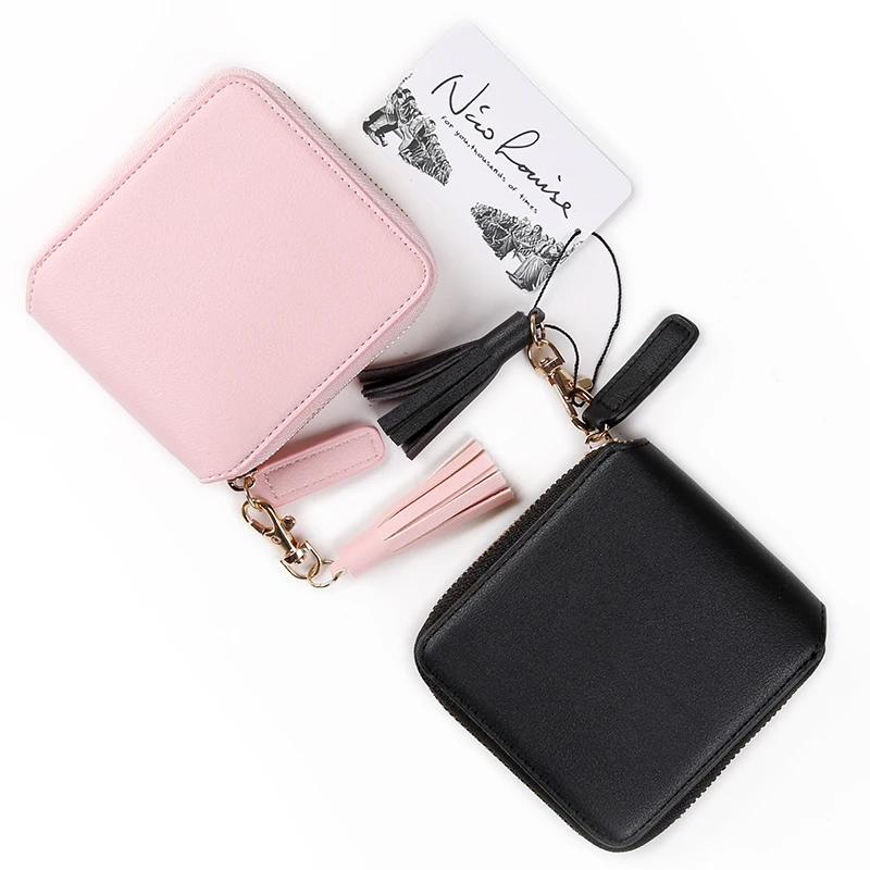 Высокое качество квадратные женские кошельки держатели кошелек женский кожаный