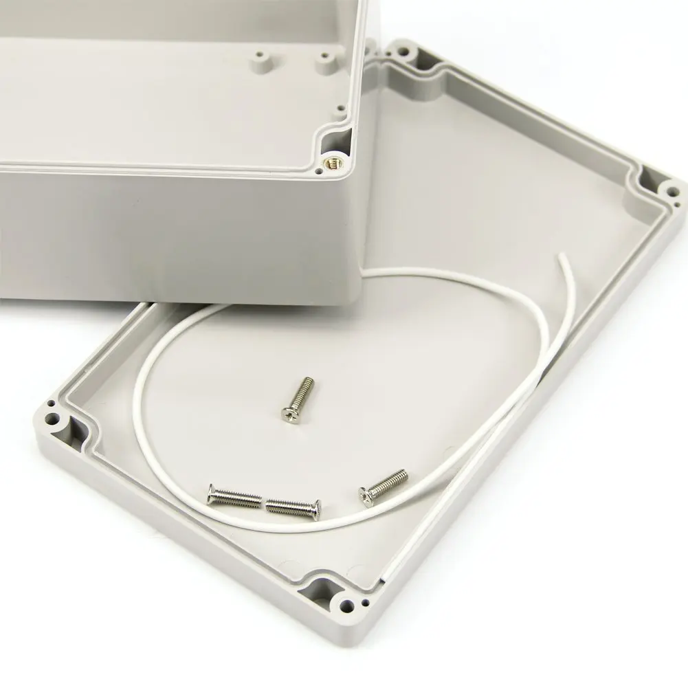 Серо белый водонепроницаемый пластиковый корпус 200*120*75 мм|enclosure waterproof|enclosure