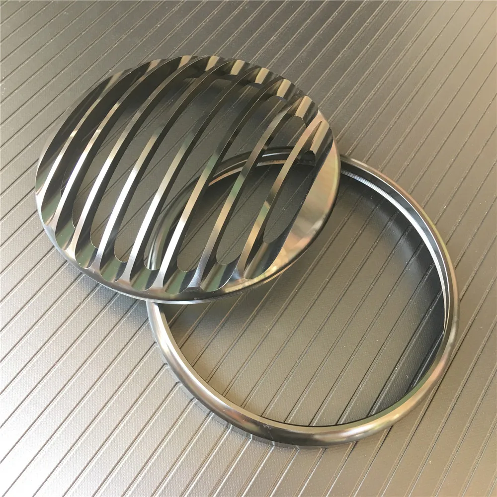 5 3/4 &quotCNC фары свет Гриль Крышка для Harley Sportster XL 883 1200 2004 2014 2005 2006 2007 2008 2009 2010 2011 2012