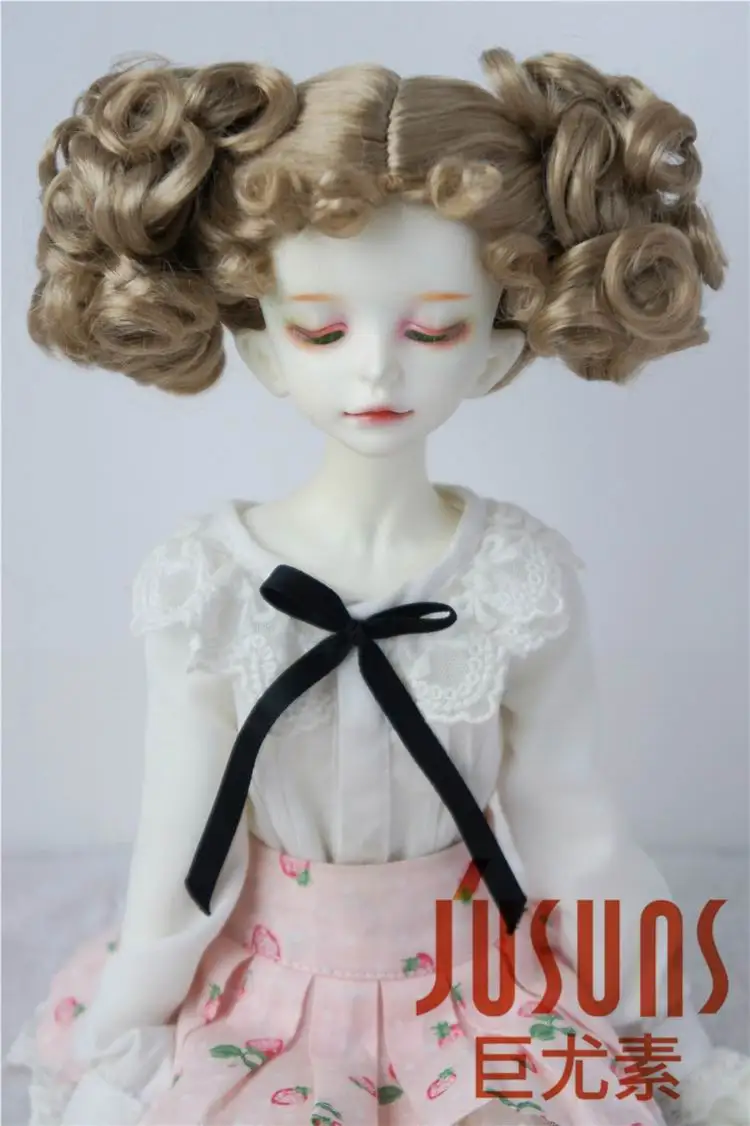 JD087 1/4 1/3 милые два пони мsd SD куклы Размер 7 8 дюймов 9 BJD парики синтетические