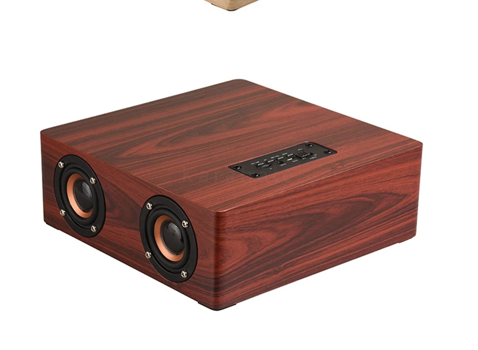 Топ Hifi деревянные bluetooth колонки портативный четыре рога сабвуфер музыка bluetooth аудио приемник handfree вызов беспроводные колонки