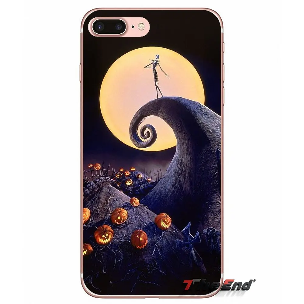 Кошмар перед Рождеством Джек Салли чехол для Apple iPhone X 4 4S 5 5S SE 5C 6 6S 7 8 Plus 6Plus 7plus 8plus