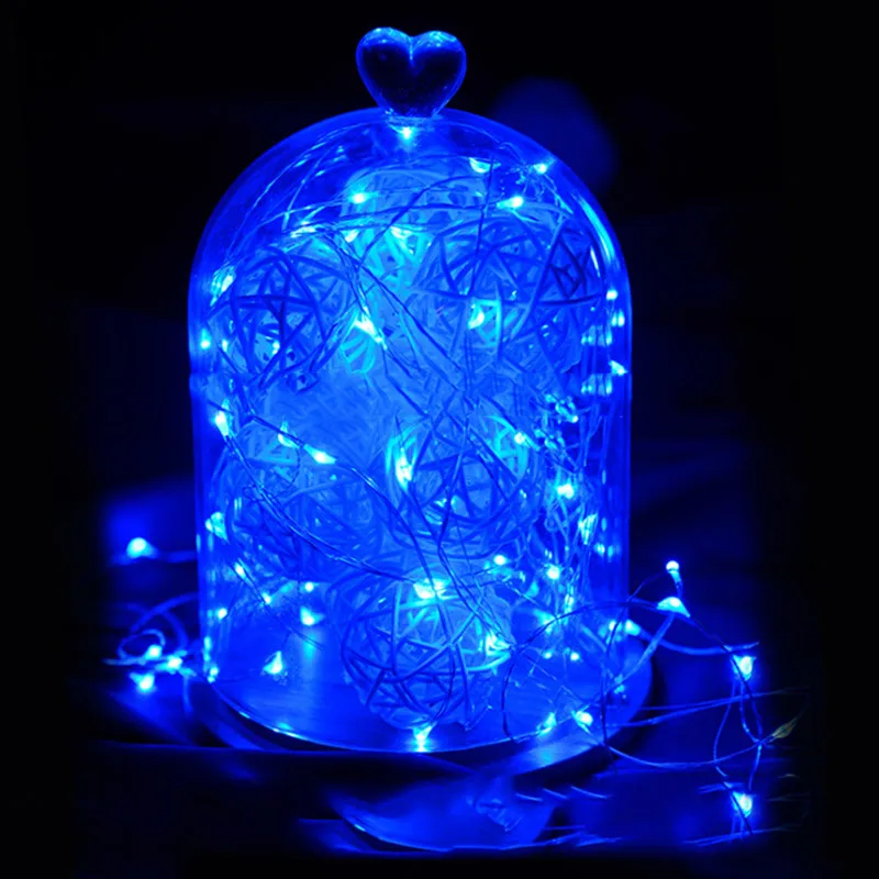 3M Copper Silver Wire LED String lights Waterproof Holiday lighting For Fairy Christmas Tree Wedding Party Decoration | Дом и сад