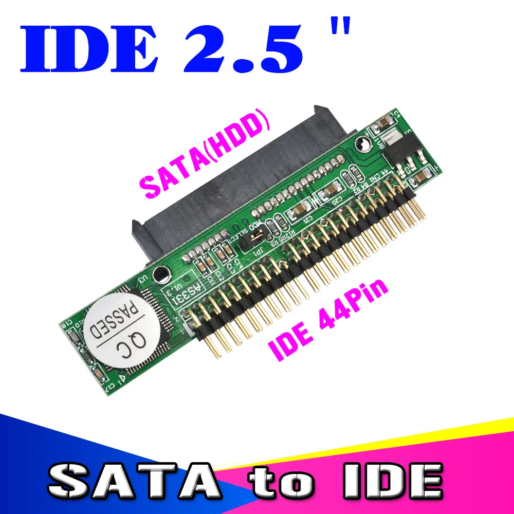 Адаптер Kebidu Sata-IDE 2 5 Sata мама до дюйма IDE папа 44 pin порт 133 Гбит/с Поддержка ATA 100 HDD CD DVD |