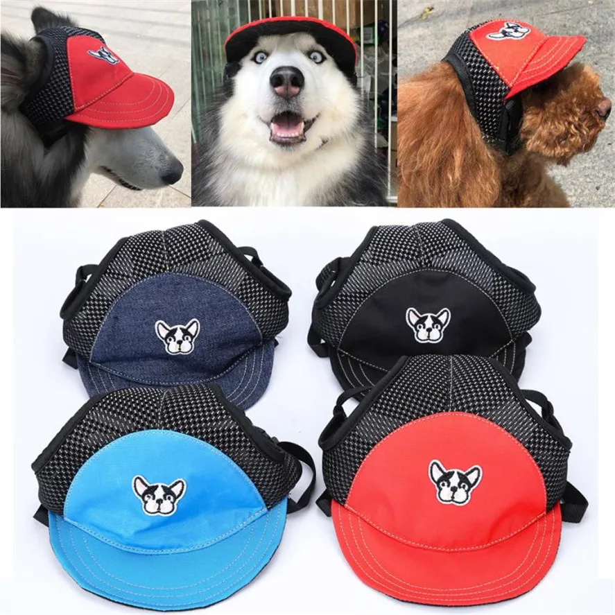 Новые Pet Шапки для собаки кошки 1 шт. собака шляпа Бейсбол летняя парусиновая