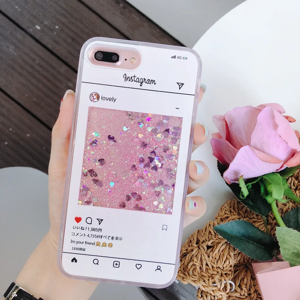 Для iPhone X XS MAX чехол для телефона чашка кофе КИТ жидкий зыбучий песок силиконовый 8