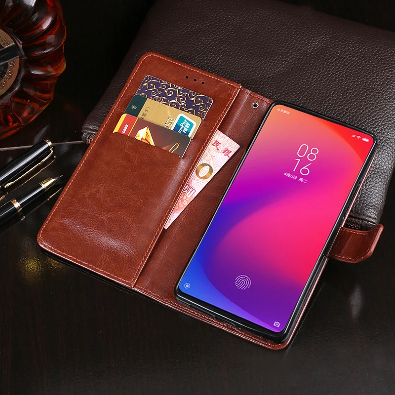 Чехол для Xiaomi Mi 9T откидной бумажник деловой кожаный чехол телефона чехлы с