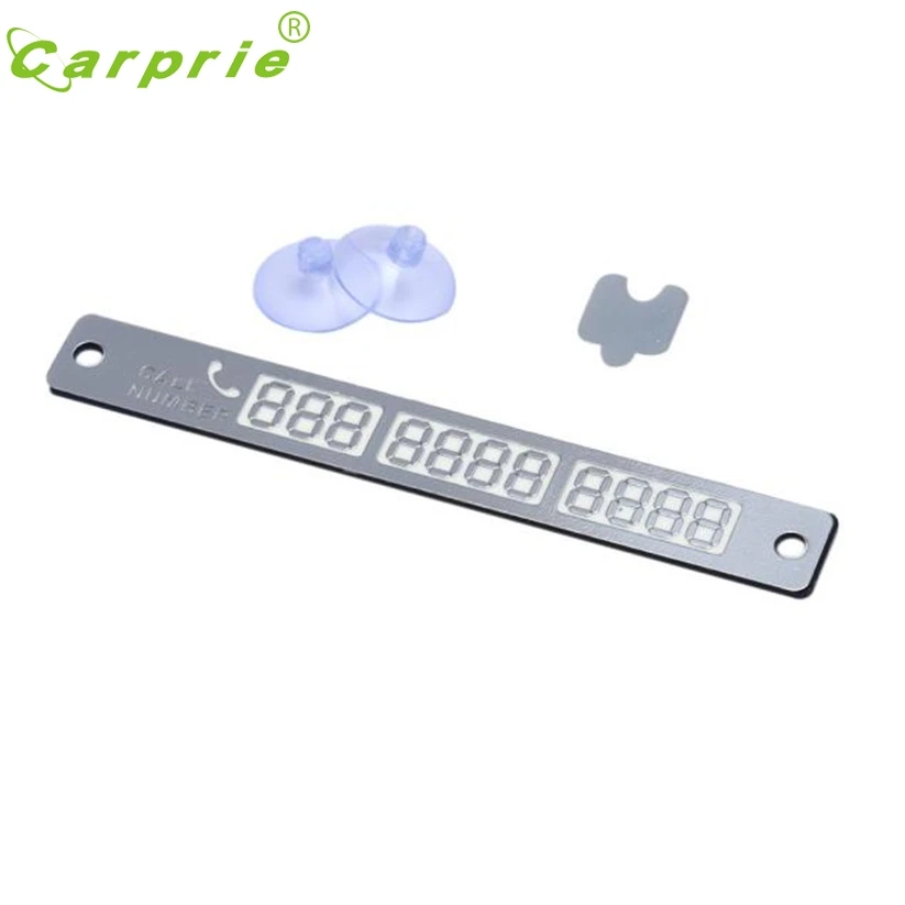 Стайлинг автомобиля светящаяся карточка временной парковки с присосками и
