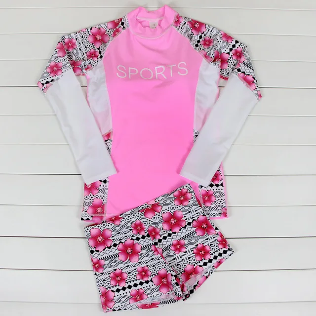 BANFEI Surf Rashguard женский купальник с длинным рукавом женские Термокостюмы Цветочная