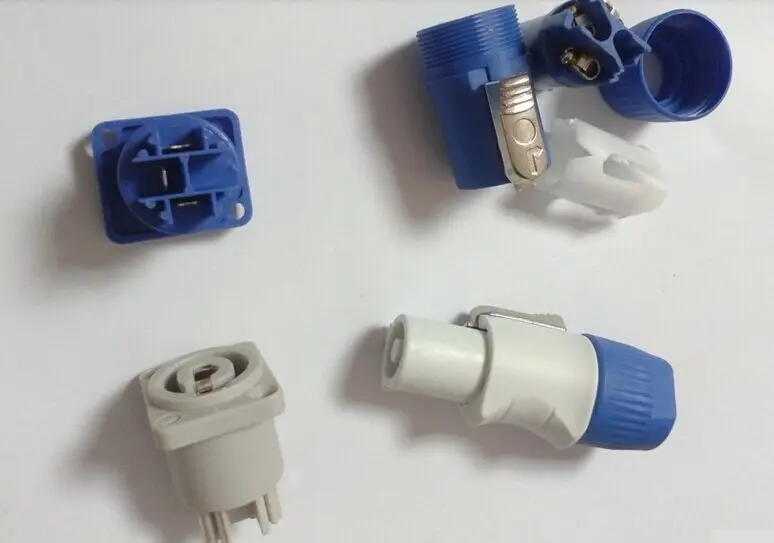2 Unidades lot Neutrik PowerCON tipo A NAC3FCA + NAC3MPA 1 chasis Plug панель adaptador|adaptador plug|tipo n |