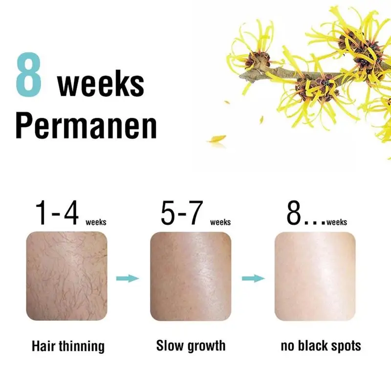 Ингибитор для перманентной остановки роста волос восстановления на лобке