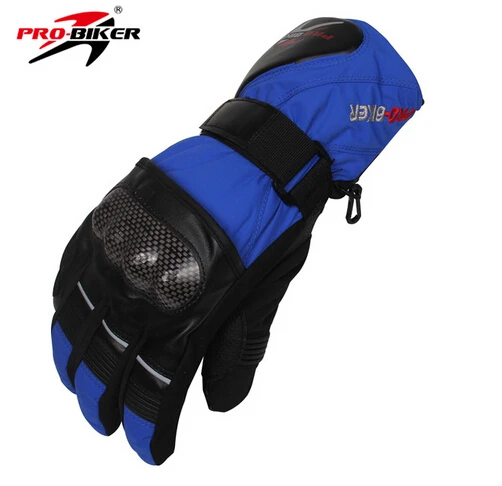 

PRO-BIKER Thermal Warm Skiing Snowmobile Gloves Winter Motorcycle Racing Riding Gloves Men Windproof Waterproof Gloves Luvas