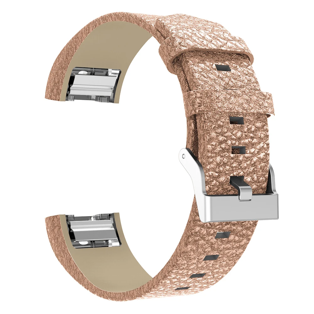 Ремешок из натуральной кожи для Fitbit Charge 2, ремешок, умный браслет, часы, ремешок для Fitbit Charge2, сменный Браслет с сердечным ритмом