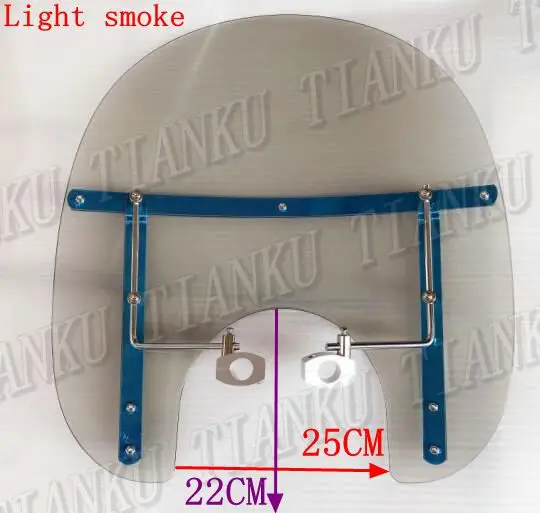 Новое ветровое стекло для мотоцикла Honda Shadow Spirit Saber Aero ACE Steed VLX 400 600 1100 DLX VTX1300 1800 Magna