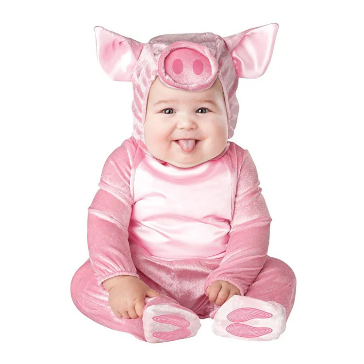 

Baby Halloween Rompers 2018 Fashion Pink Pig Unicorn Animal Cosplay Costumes Boys Girls Jumpsuits Infants Clothes Bebe De Roupa