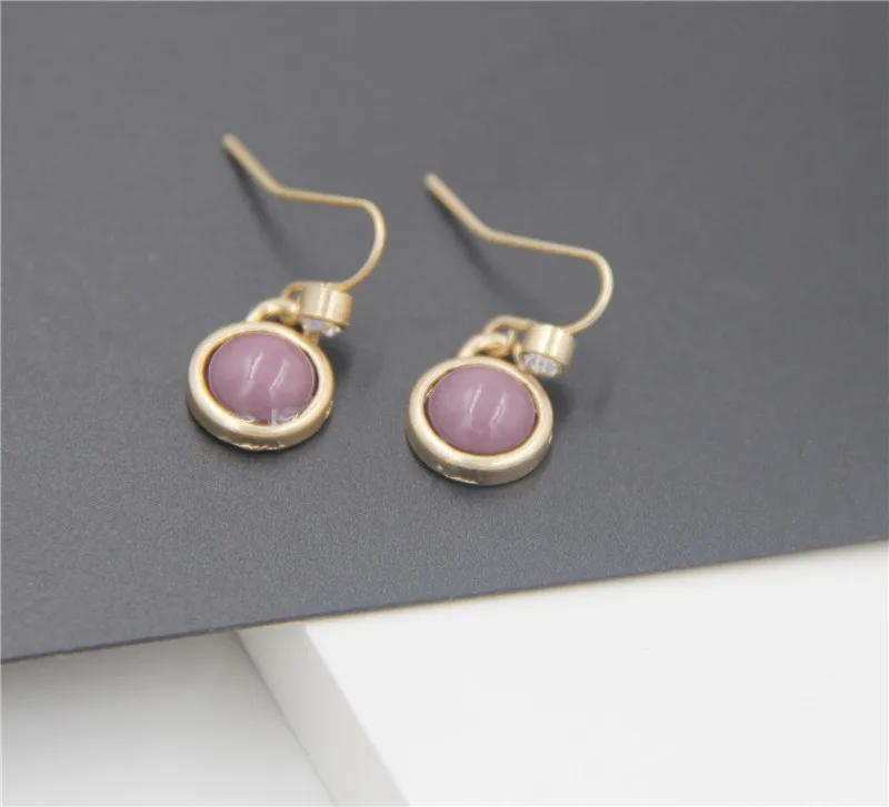 LBS минималистичные геометрические купольные серьги для женщин модные ювелирные