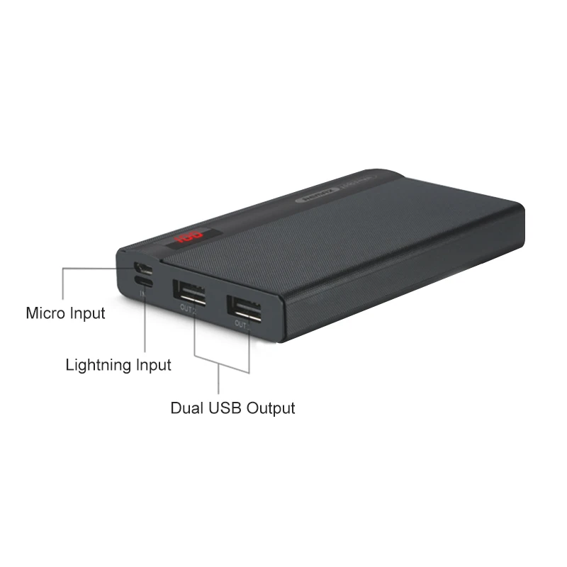 Remax RPP 53 Powerbank 10000 мАч Dual USB внешний аккумулятор 18650 для Iphone se Xiaomi redmi 4x портативная