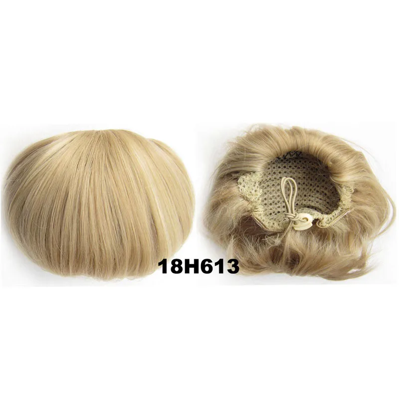 Jeedou Updos синтетические волосы высокая температура волокна шиньон коричневый цвет 85 г волосы булочка Pad пончик-шиньон Резиновая лента шиньон