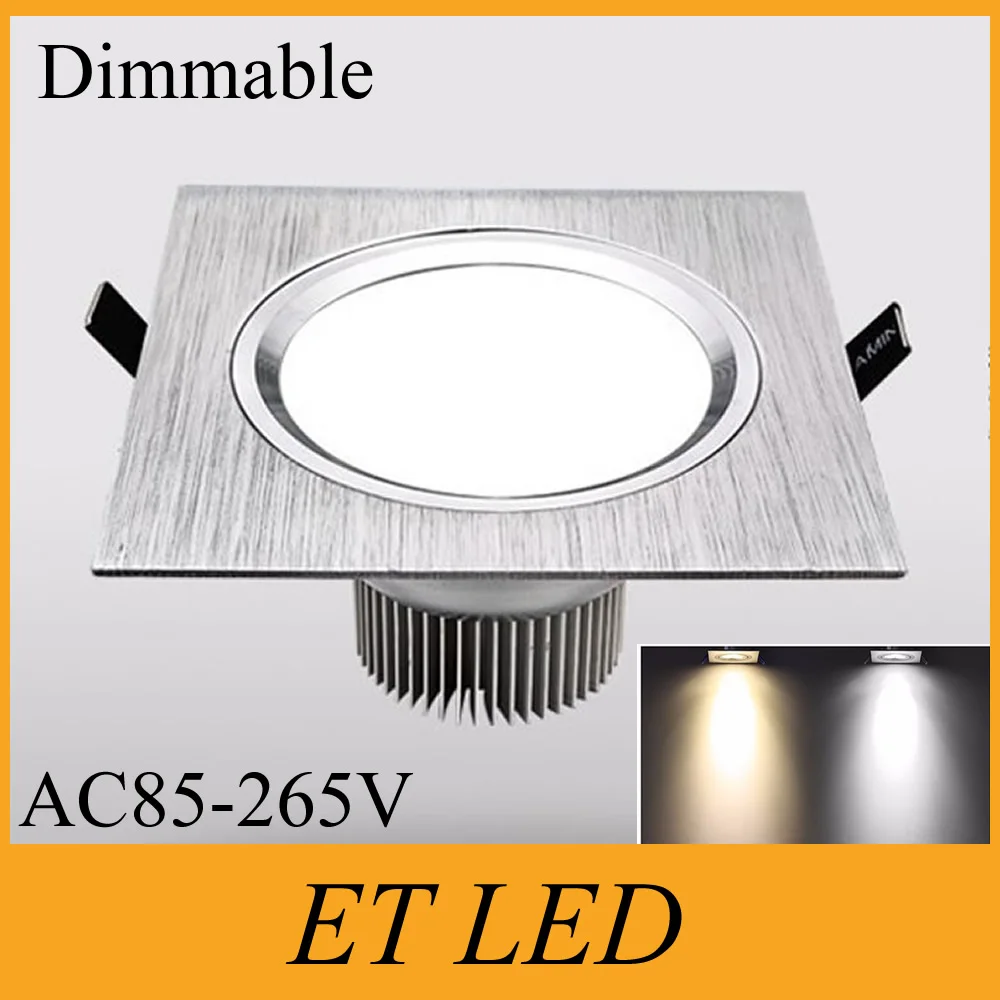 Светодиодный двухголовый потолочный светильник с регулируемой яркостью 10 Вт 2x10