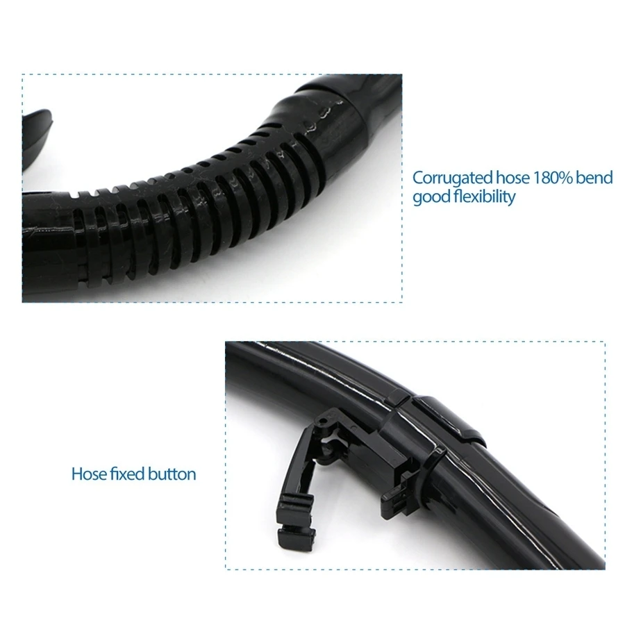 

Silicone Full Dry Scuba Diving Snorkel Tube Professional Outdoor Water Sports Breathing Underwater Mouthpiece Swimming Pool