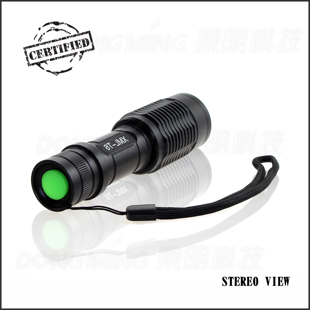 Заводская цена супер яркий зум 5000 люмен перезаряжаемый 4 2 в с батареей 18650 Cree XML-T6