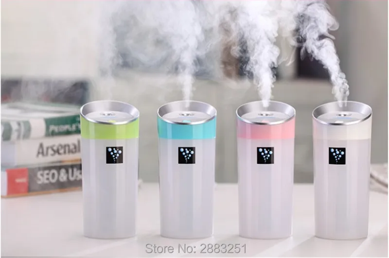 Хо стиль Мини Портативный USB автомобильный Анионный увлажнитель воздуха