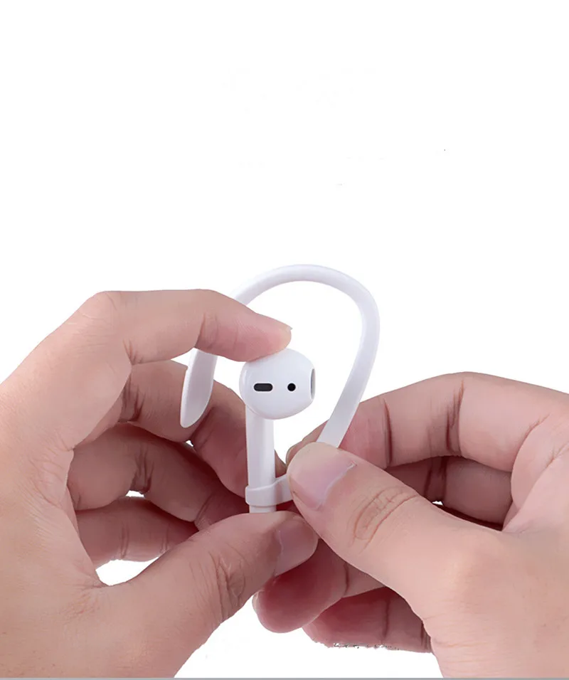 Защитный держатель безопасности для ушных крючков для Airpods, аксессуары для беспроводных наушников, силиконовый спортивный крючок для ушей