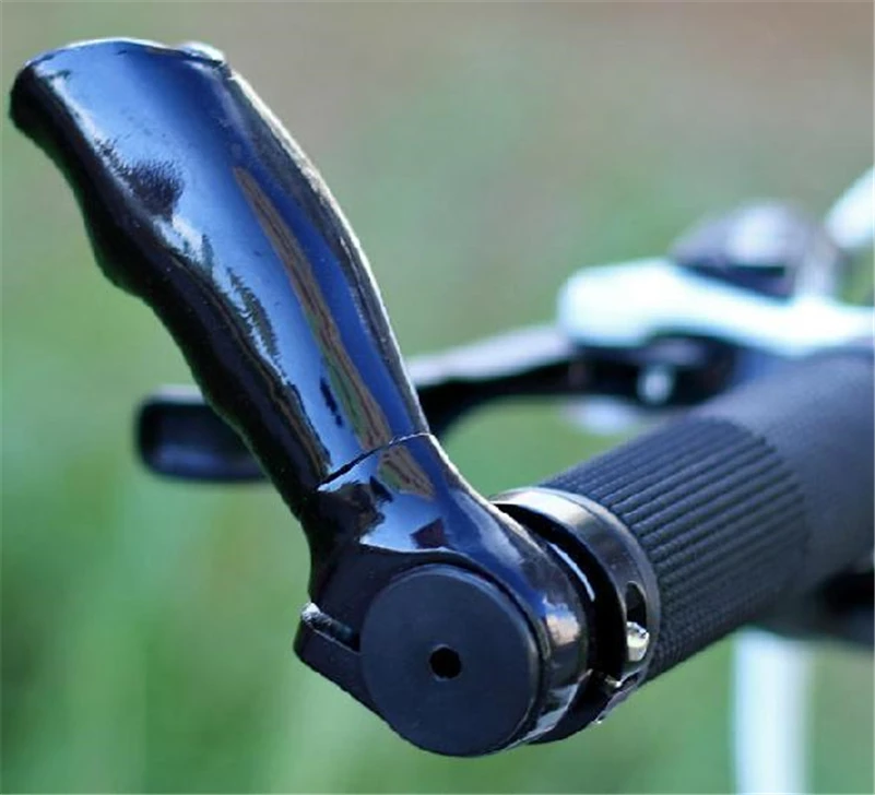 WEST BIKING черные велосипедные ручки из алюминиевого сплава сверхлегкие резиновые
