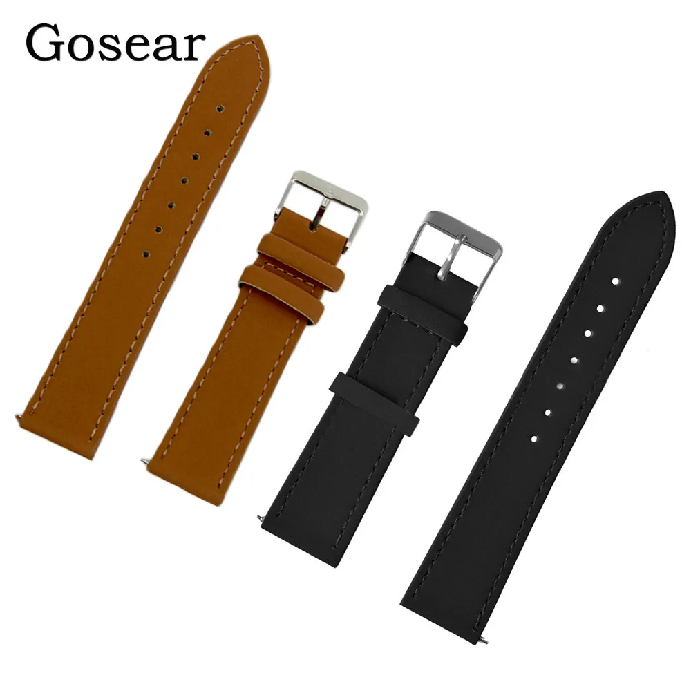 Gosear PU кожаный ремешок для часов браслет сменный Xiaomi Xiao Mi Huami Amazfit Bip Youth Edition