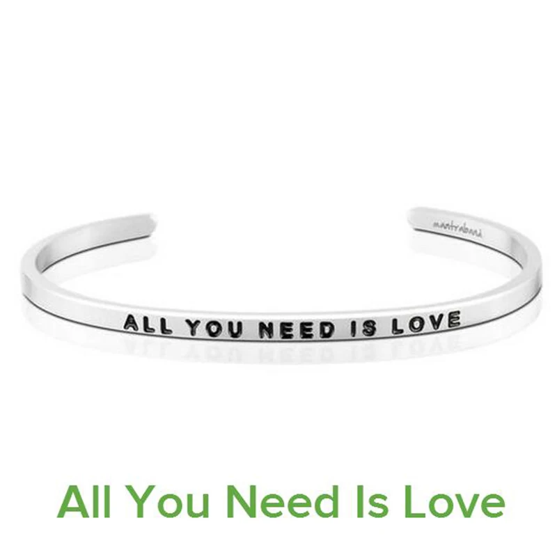 Великолепный браслет из нержавеющей стали с гравировкой все что вам нужно это