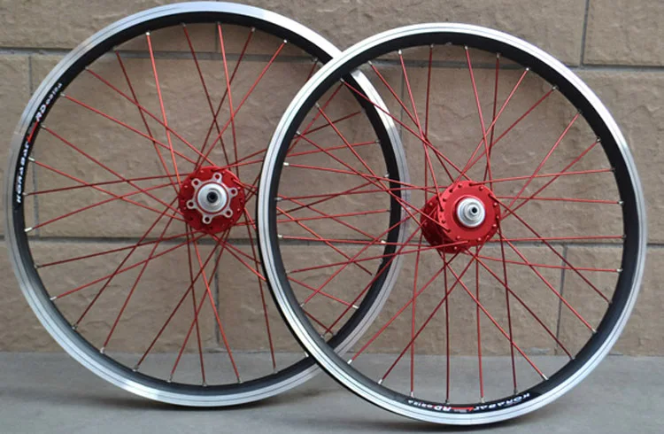 20 &quot406 MTB горные велосипеды складные Novatec ступицы V Тормозные колеса обода