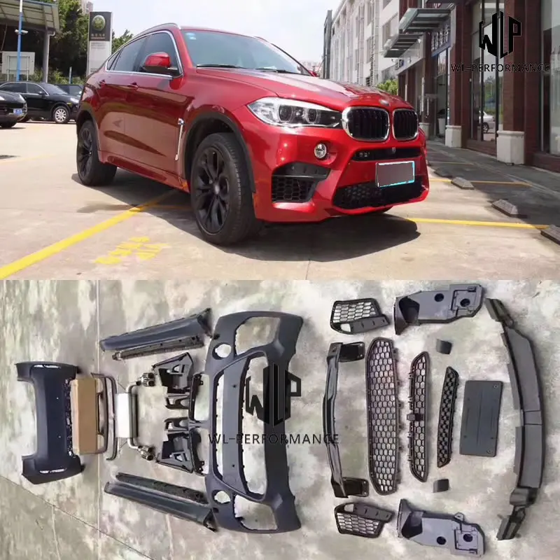 F16 высокое качество PP материал Неокрашенный автомобильный комплект кузова X6M