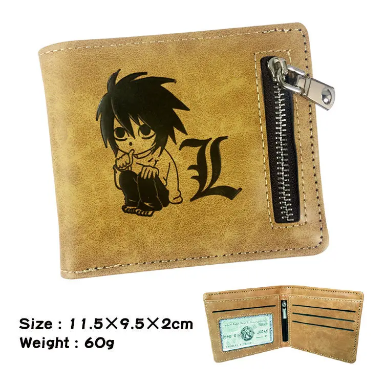 Новые дизайнерские Короткие Кошельки из аниме Death Note мультяшный Карманный