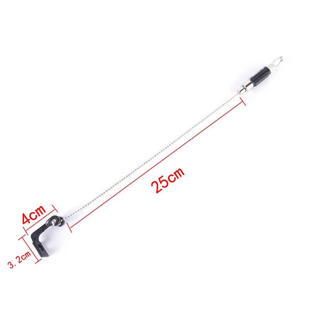Серебряный + черный аксессуар для рыбы вешалка рыбалки на карпа сигнализация